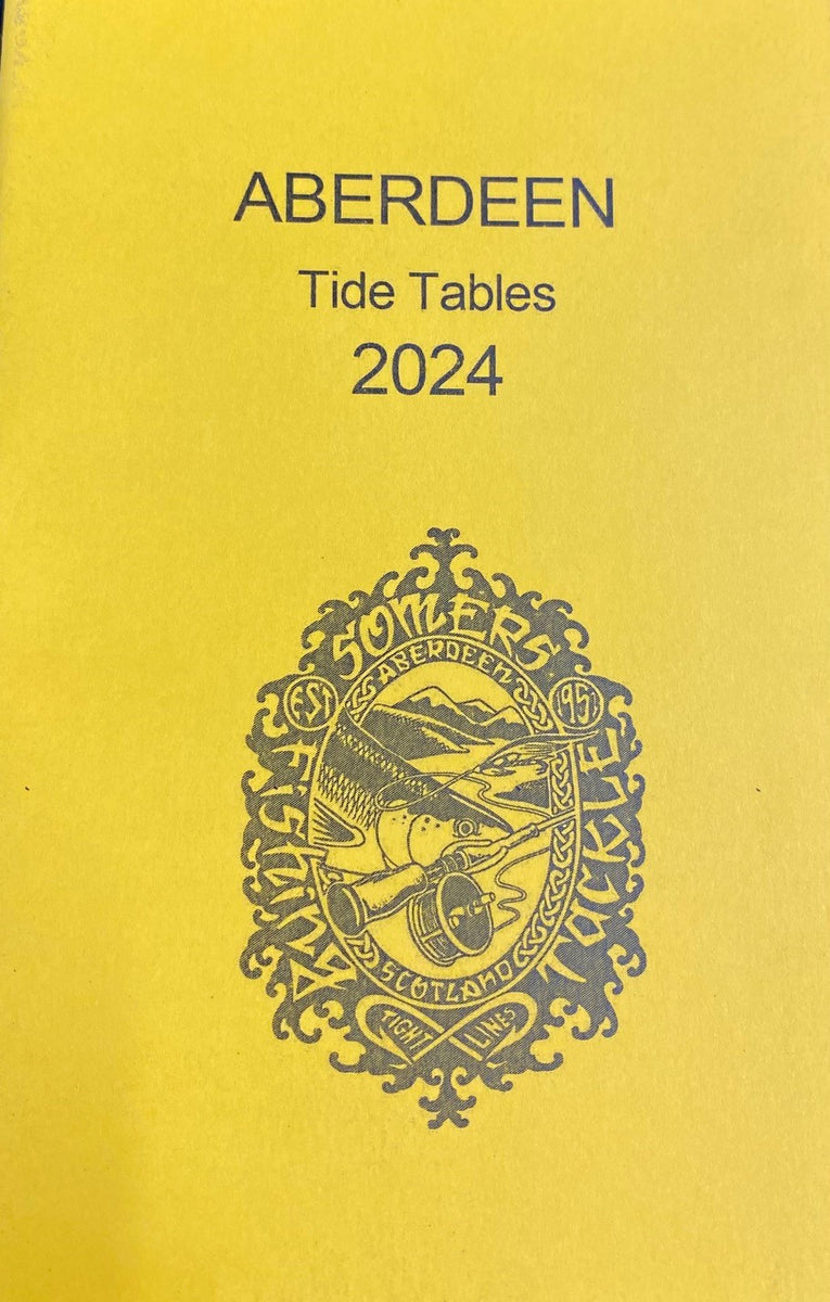 Aberdeen Tide Table 2026 Somers Fishing Tackle