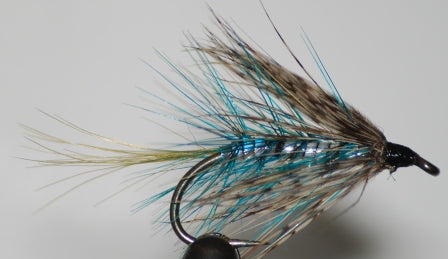 Blue & Silver Bumble Wet Fly