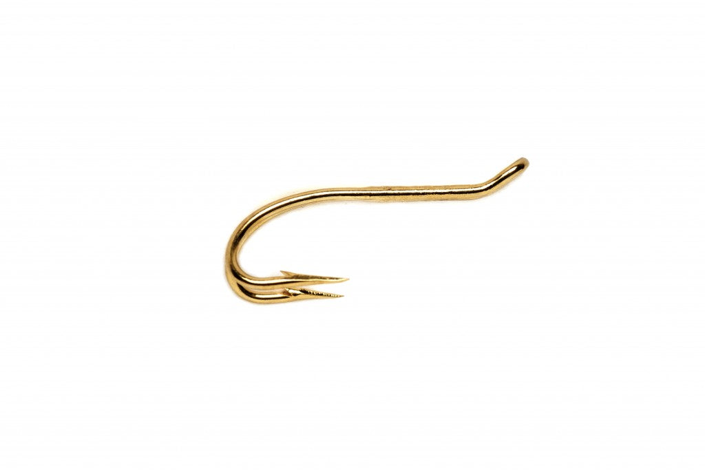 double fly fishing hooks Veniard Osprey Tying Double Gold Hook – Somers Fishing Tackle