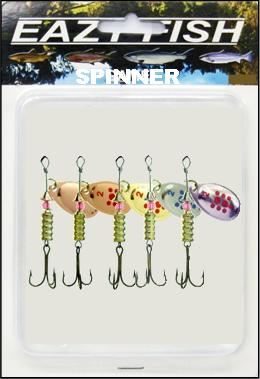 Eazy Fish Assorted Spinner Kit Size 1