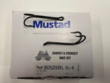 Mustad 80525BL Double Hooks - 50 hooks