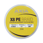 Axia X8 PE Braid - Moss Green 300m