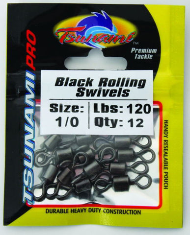 Jarvis Walker Black Rolling Swivel