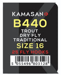 Kamasan B440 Trout Dry Fly Hook