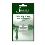 Sharpes of Aberdeen Monofilament Wet Casts 2 Droppers