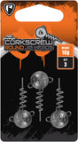 Fox Rage Corkscrew Round Jig Heads (3 Pack)