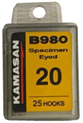 Kamasan B980 Specimen Eyed Hooks