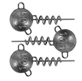 Fox Rage Corkscrew Round Jig Heads (3 Pack)