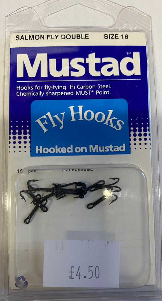 Mustad Salmon Fly Double Hooks – Somers Fishing Tackle