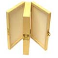 Wooden Double Large Fly Box