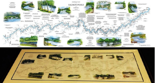 Bonhams : A 'Fisherman's Map of Salmon Pools of the River Tay' by