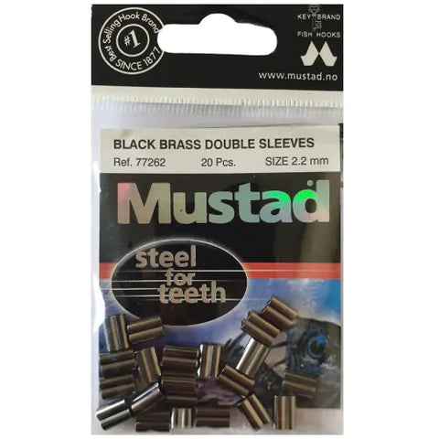 Mustad Double Black Brass Sleeve