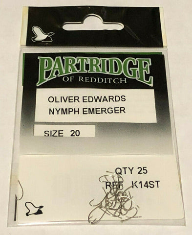 Partridge Oliver Edwards Nymph Emerger Hooks