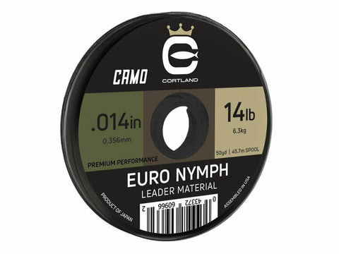 Cortland Euro Nymph Camo Leader