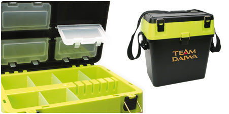 daiwa sea seat fishing tackle box D-Box System Tackle BOX LSU (Large Shallow Universal) is a unique box with molded silicon holders which grab hooks and dont let go Daiwa D-Box Tackle Box
